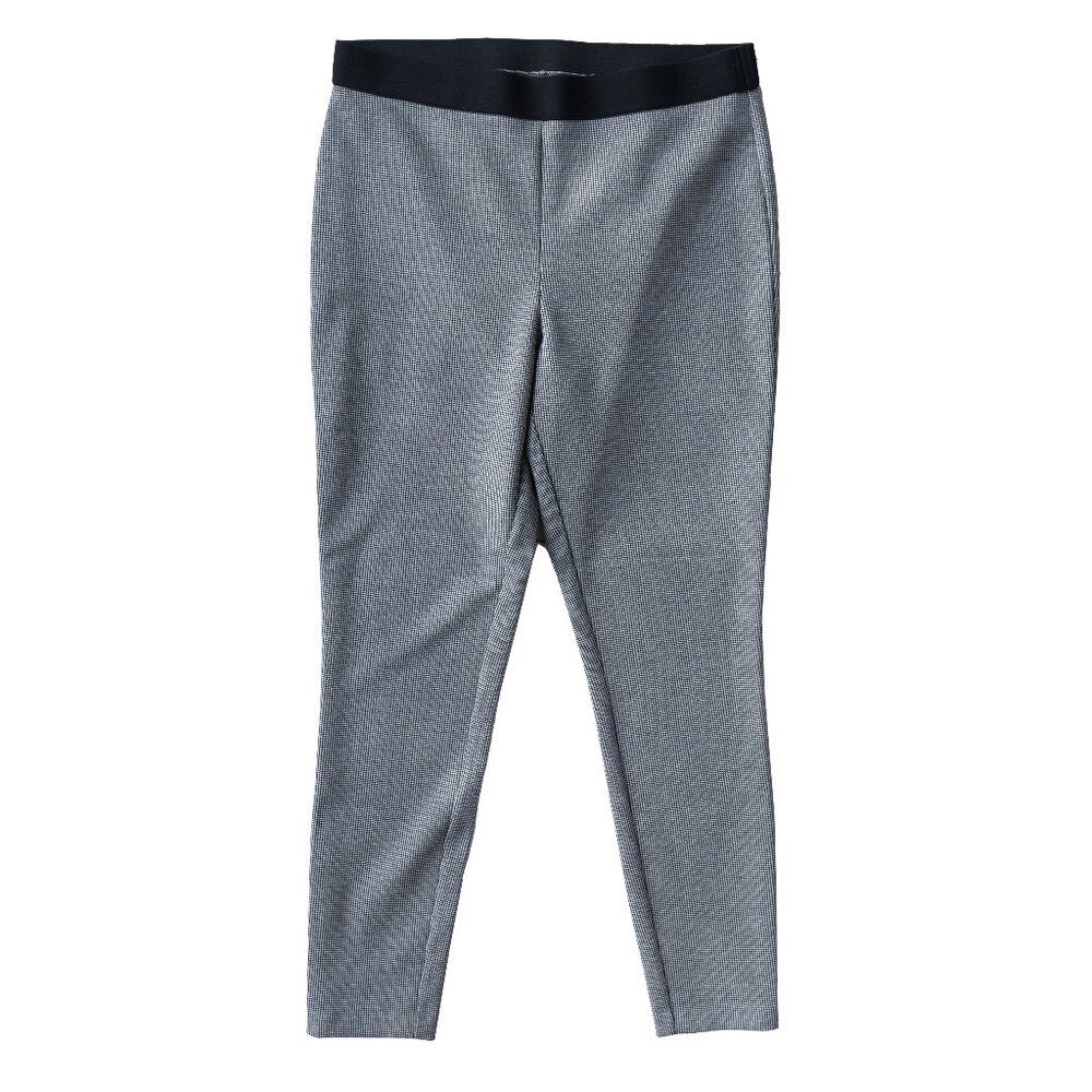 TALBOTS Leggings New Corporate Twee Preppy Houndstooth Stretch Pull On Trouser